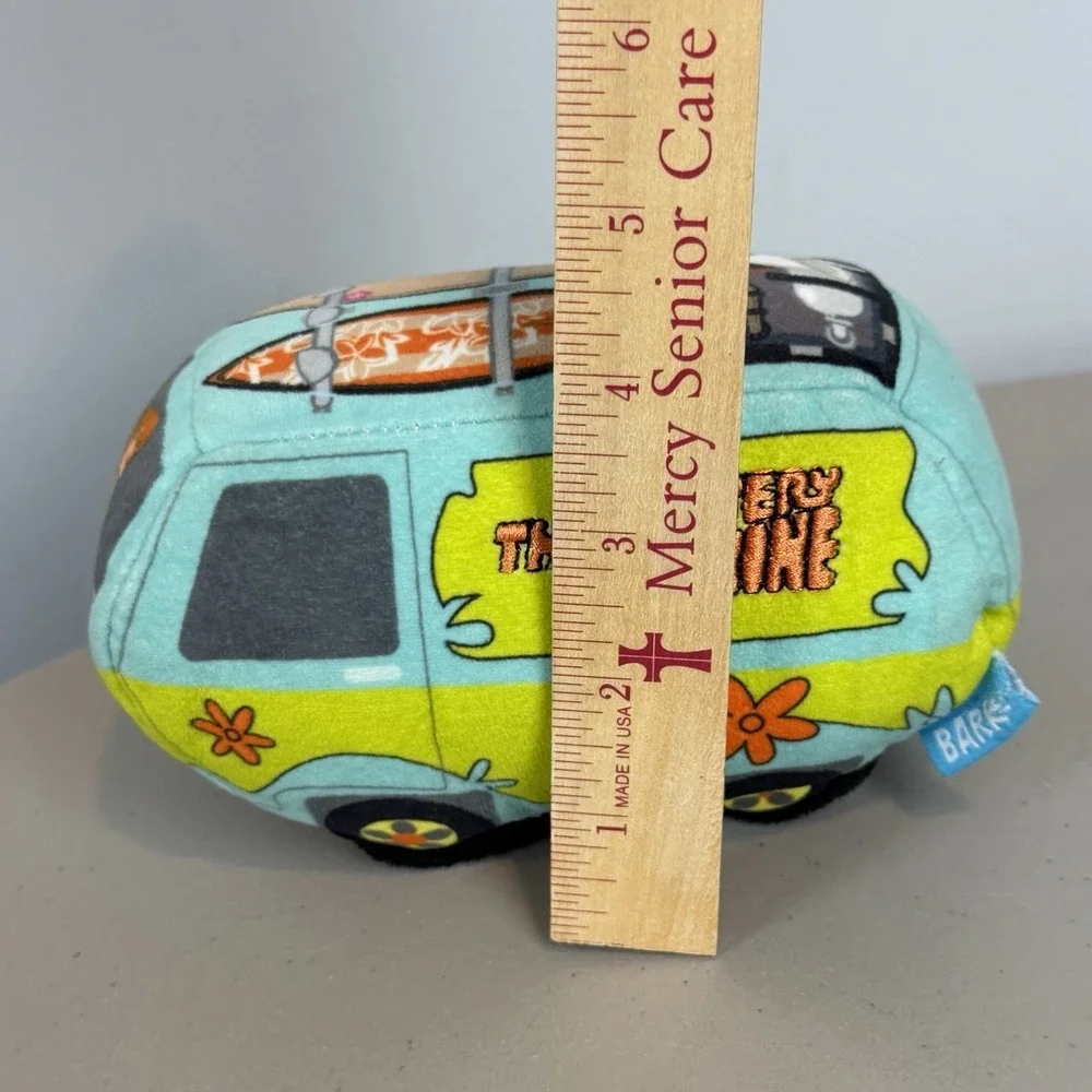 Bark Scooby Doo Dog Toy Mystery Machine Van Blue Green Plush